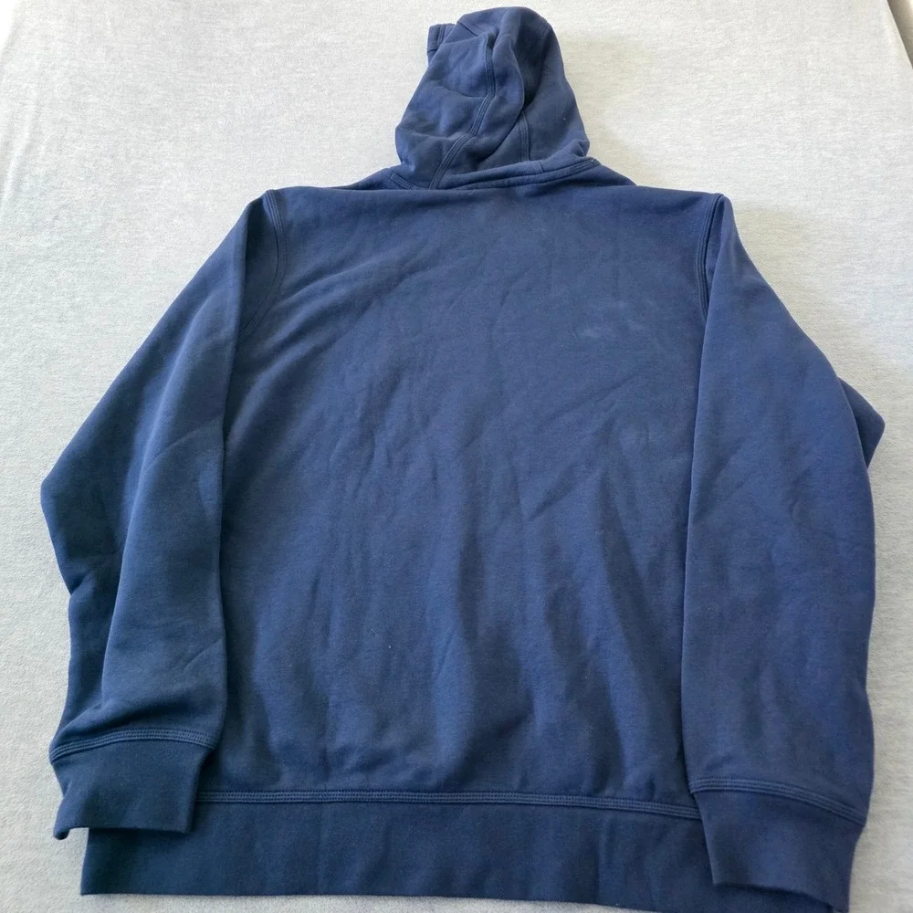 Nike Mens Sportswear Club Fleece Hoodie Midnight Navy Blue XXL 611457-410 NWT